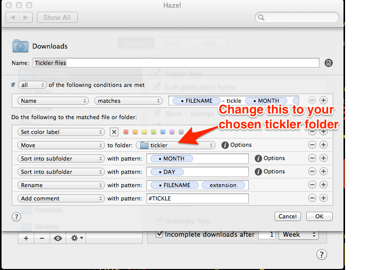 Tickler File System Software Mac